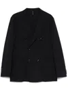 Dell'oglio Double-breasted Blazer In Black