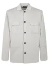 Dell'oglio Field Jacket With Refined Tailoring In Gray