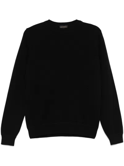 Dell'oglio Fine-knit Sweater In Black