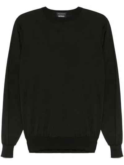Dell'oglio Fine-knit Sweater In Green