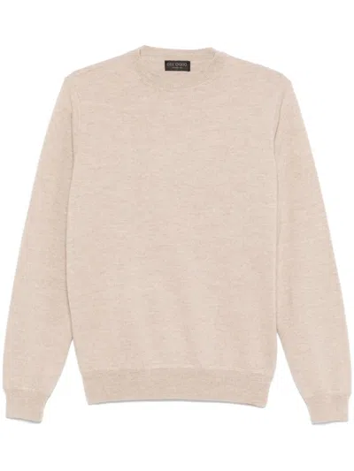Dell'oglio Fine-knit Sweater In Neutrals