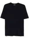 Dell'oglio Fine-knit T-shirt In Blue