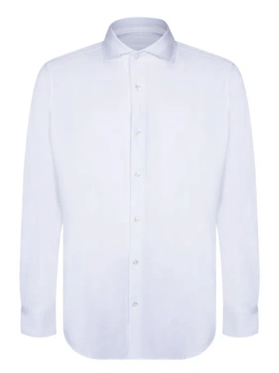 Dell'oglio French Collar Shirt In Blue