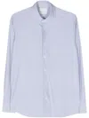 Dell'oglio Geometric-pattern Classic-collar Shirt In White