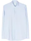 Dell'oglio Geometric-pattern Classic-collar Shirt In White