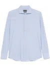 Dell'oglio Geometric-print Shirt In Blue