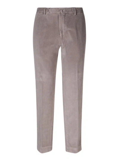 Dell'oglio Grey Tapared Trousers