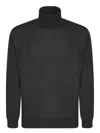 Dell'oglio High Neck Black Cashmere Knitwear In Black