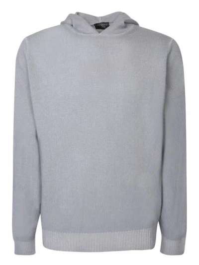 Dell'oglio Hood Pullover In Grey