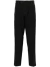 Dell'oglio Irno Tapered Wool Trousers In Grey