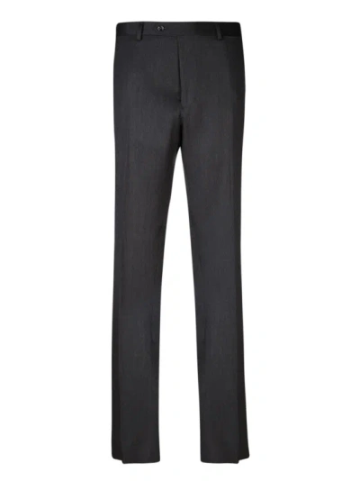 Dell'oglio Jaspe Wool Pants In Black