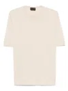 Dell'oglio Crew-neck Open-knit T-shirt In 中性色