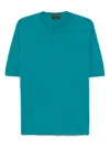 Dell'oglio Knitted T-shirt In 蓝色