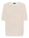 Dell'oglio Gestricktes T-shirt In Nude