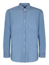 Dell'oglio Lightweight Denim Shirt In Blue