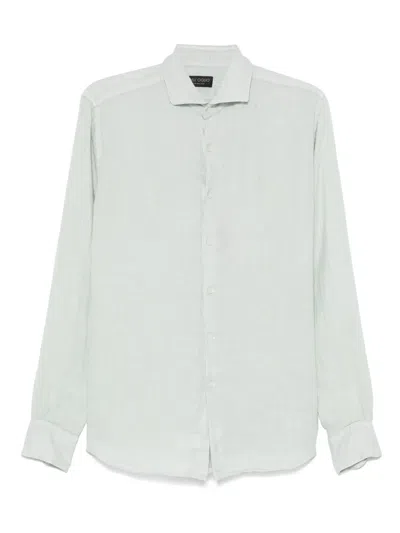 Dell'oglio Linen Shirt In Green