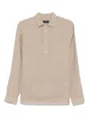 Dell'oglio Linen Shirt In Neutral