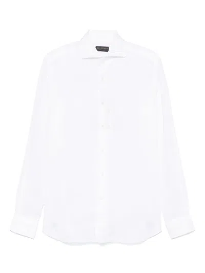 Dell'oglio Linen Shirt In White