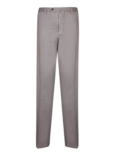 Dell'oglio Linen Trousers In Grey