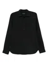 Dell'oglio Long-sleeve Button-down Shirt In Black