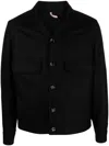 Dell'oglio Long-sleeve Button-up Shirt In Schwarz