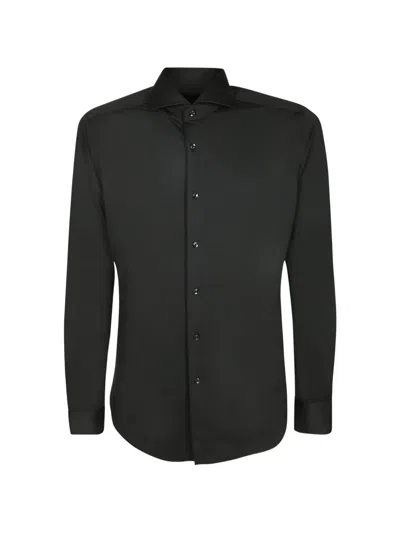 Dell'oglio Long-sleeve Shirt In Black