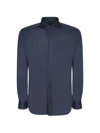 Dell'oglio Long-sleeve Shirt In Blue