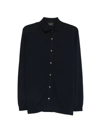 Dell'oglio Long-sleeves Shirt In Black