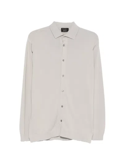 Dell'oglio Long-sleeves Shirt In Gray