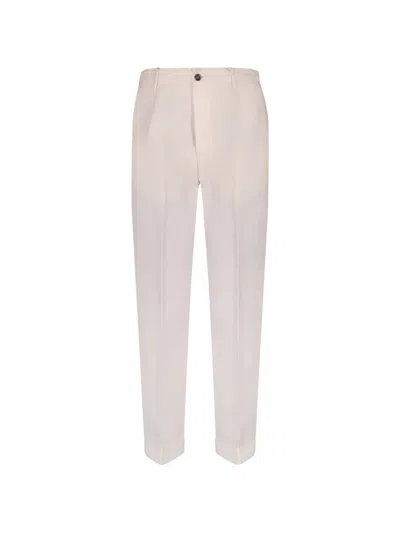 Dell'oglio Louis Button-flap Pocket Trousers In Neutral