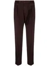 Dell'oglio Mario Mid-rise Trousers In Red