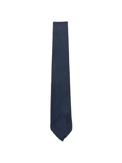 Dell'oglio Martin Textured-finish Tie In Blue
