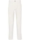Dell'oglio Mid-rise Tapered Chinos In Nude