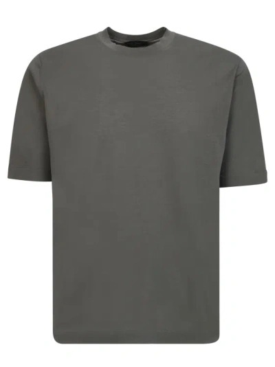 Dell'oglio Military Green Cotton T-shirt