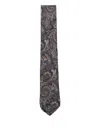 Dell'oglio Paisley Pittsf476 Tie In Gray