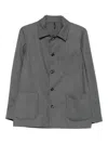 Dell'oglio Patch-pocket Single-breasted Suit In Gray