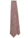 DELL'OGLIO PATTERNED-JACQUARD TIE