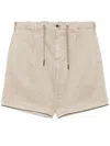 Dell'oglio Pleat-detail Shorts In 中性色