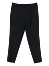 Dell'oglio Pleat-detail Tailored Trousers In Black