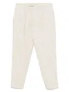 Dell'oglio Pleat-detail Trousers In Neutrals