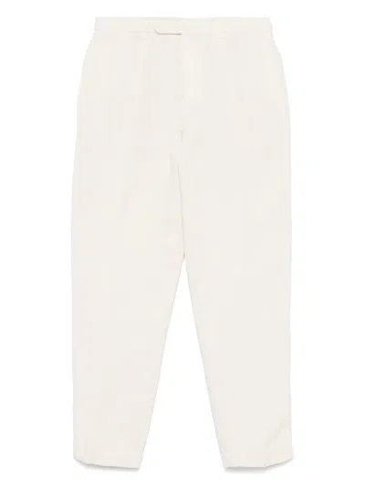 DELL'OGLIO PLEAT-DETAIL TROUSERS