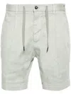 Dell'oglio Pleated Chino Shorts In Green