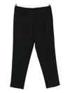 Dell'oglio Pleated Tailored Trousers In Black