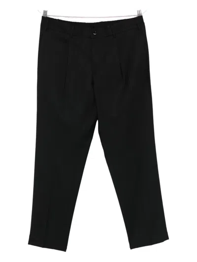 Dell'oglio Pleated Tailored Trousers In Black