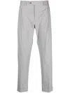 Dell'oglio Klassische Bundfaltenhose In Grey