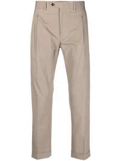 Dell'oglio Klassische Bundfaltenhose In Neutrals