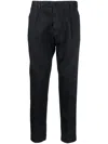 Dell'oglio Pleat Detailing Wool Tailored Trousers In Blue
