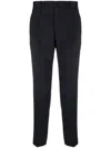 Dell'oglio Pleated Tapered Trousers In Blau