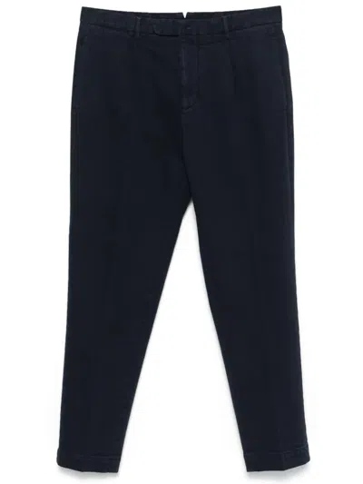 Dell'oglio Pleated Trousers In Blue