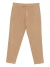Dell'oglio Pleated Trousers In Neutral